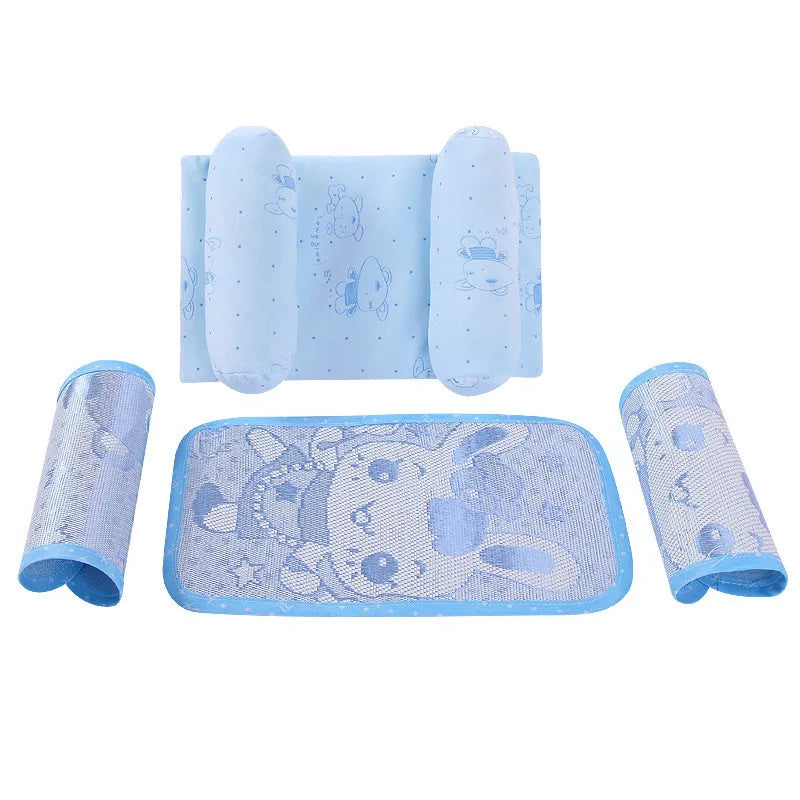 Maliben | Baby Sleep Positioning Pillow Set – Breathable Anti-Roll Pillow