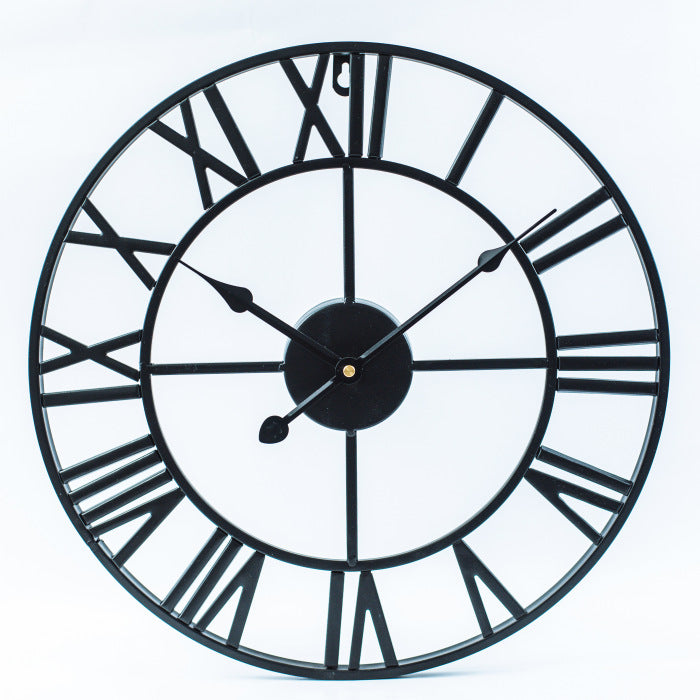Maliben | Vintage Iron Large Retro Wall Clock