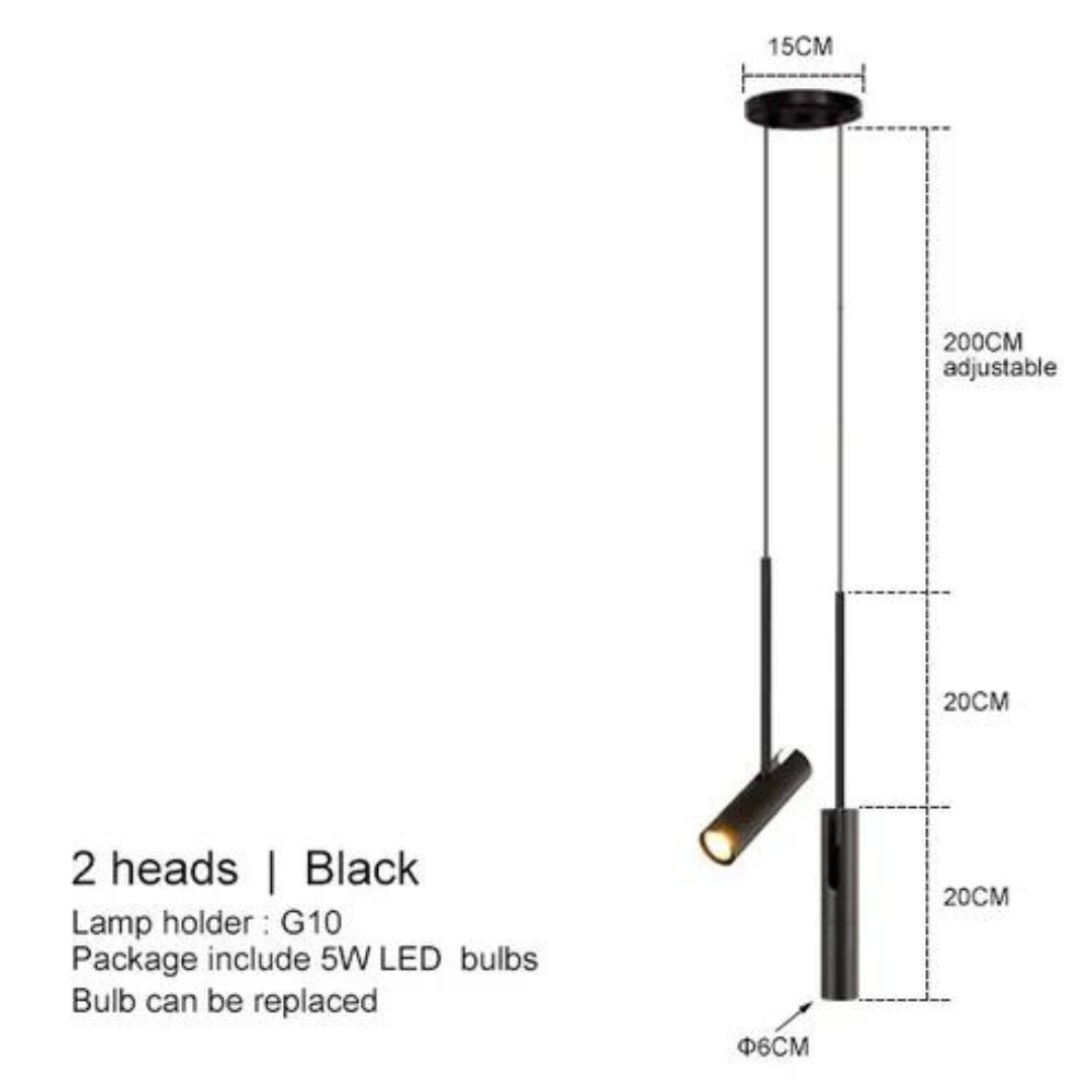 Maliben | Elegant Led Pendant Lamp For Atmospheric Bedrooms – 15m²
