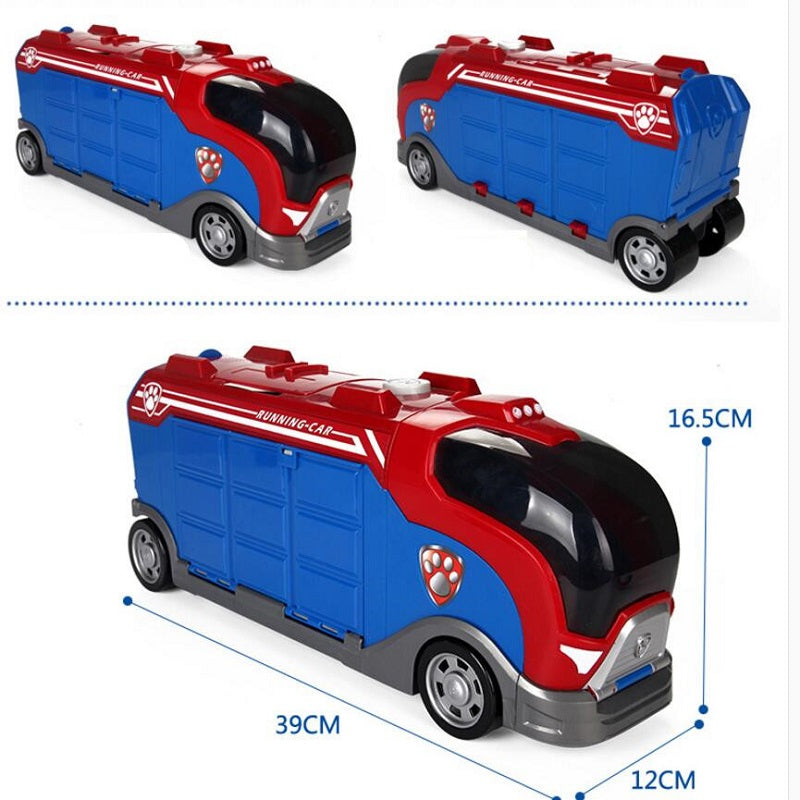 Maliben | Paw Patrol Fun Toy Playset – Complete Rescue Team Action Figures With Vehicle