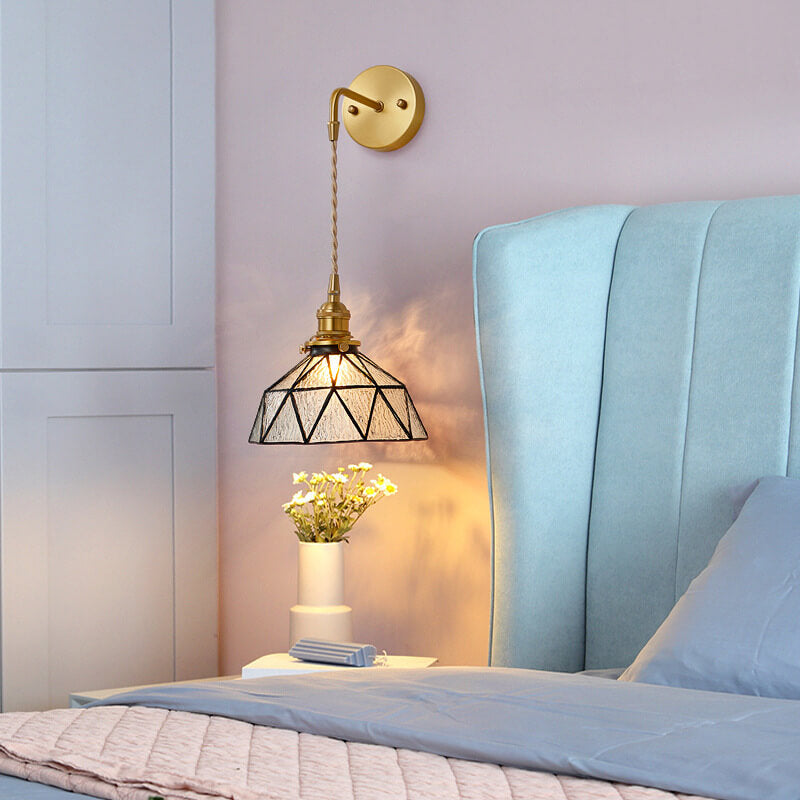Maliben | Stylish Aquarius Wall Lamp With Water Ripple Glass – Modern And Soothing