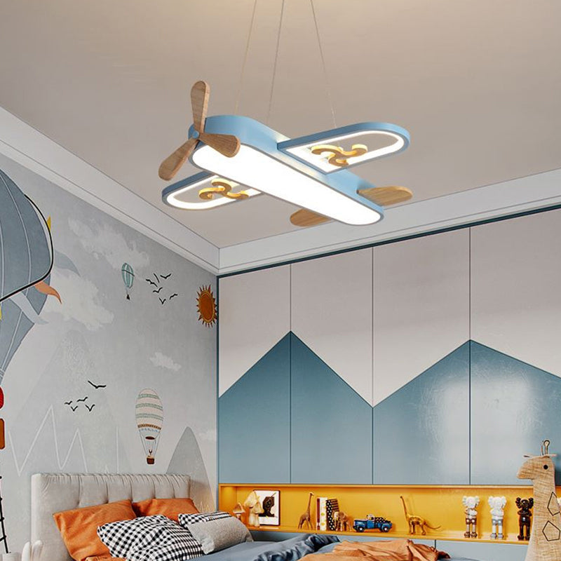 Maliben | Led Airplane Children's Room Chandelier - Skyflyer