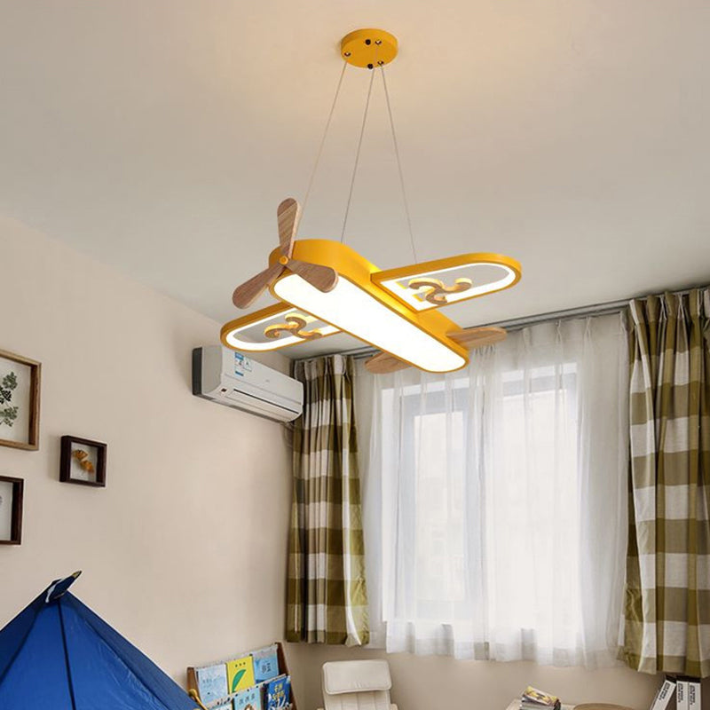 Maliben | Led Airplane Children's Room Chandelier - Skyflyer
