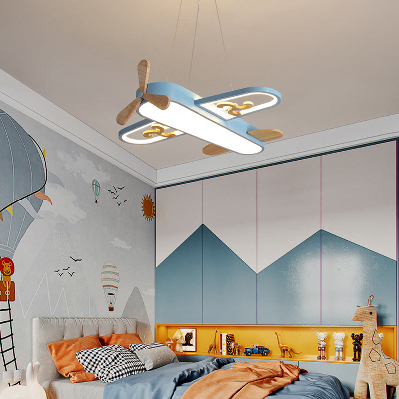 Maliben | Led Airplane Children's Room Chandelier - Skyflyer