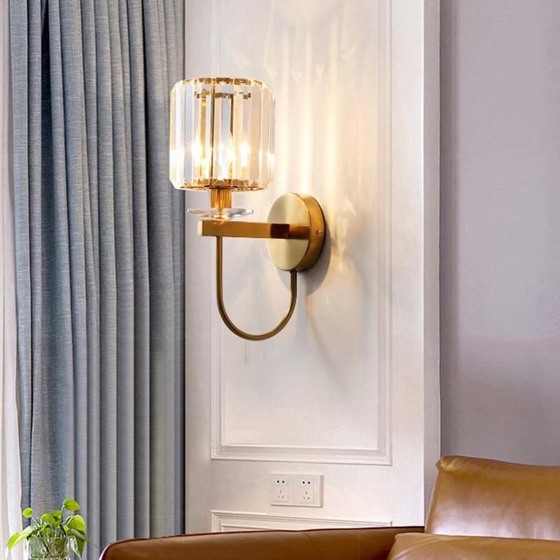 Maliben | Crystallux Elegant Wall Lamp - Luxury Cylindrical Design For Modern Interiors