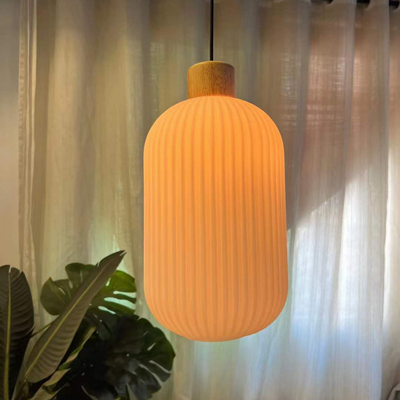 Maliben | Vintagelight - Stylish Wood And Glass Pendant Lamp