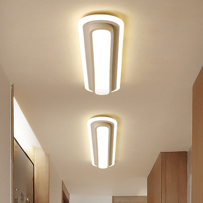 Maliben | Ovaluxe Glow - Elegant Black-White Led Light