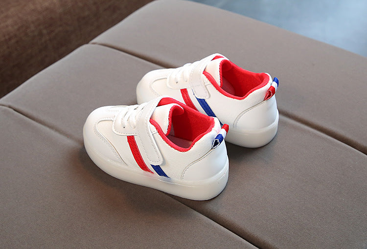 Led Kids Sneaker With Flexible Sole