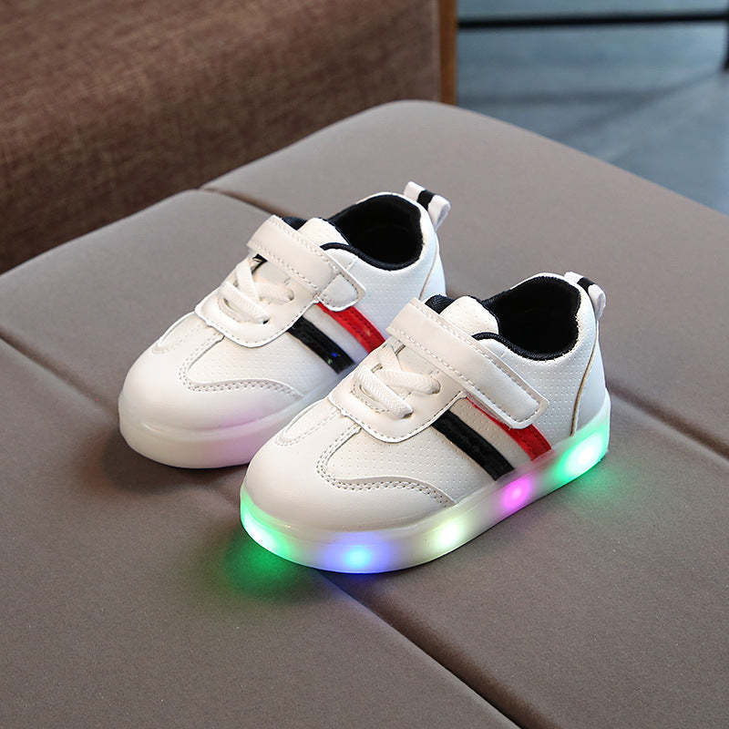 Led Kids Sneaker With Flexible Sole