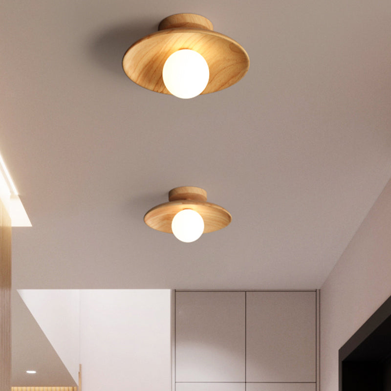 Maliben | Elegantwood Light - Modern Wooden Ceiling Lamp For Hallway