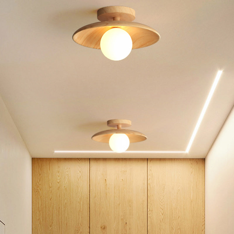 Maliben | Elegantwood Light - Modern Wooden Ceiling Lamp For Hallway