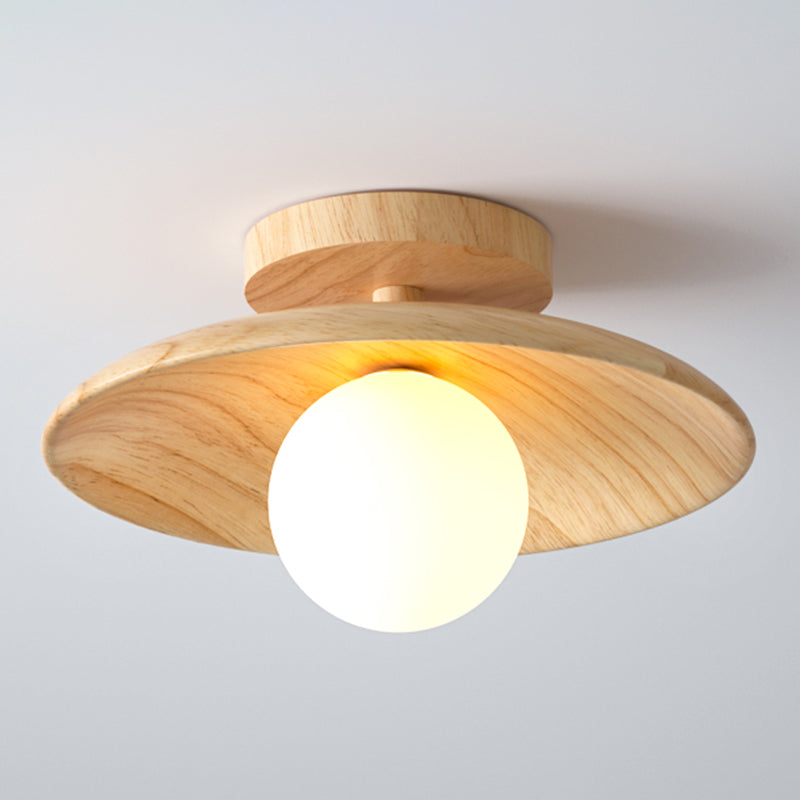 Maliben | Elegantwood Light - Modern Wooden Ceiling Lamp For Hallway