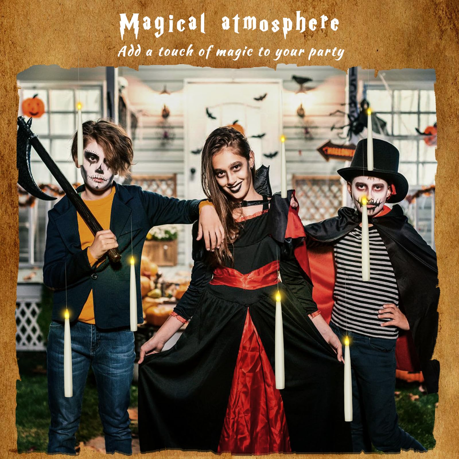 Maliben | Lumos Magic Candles With Wand