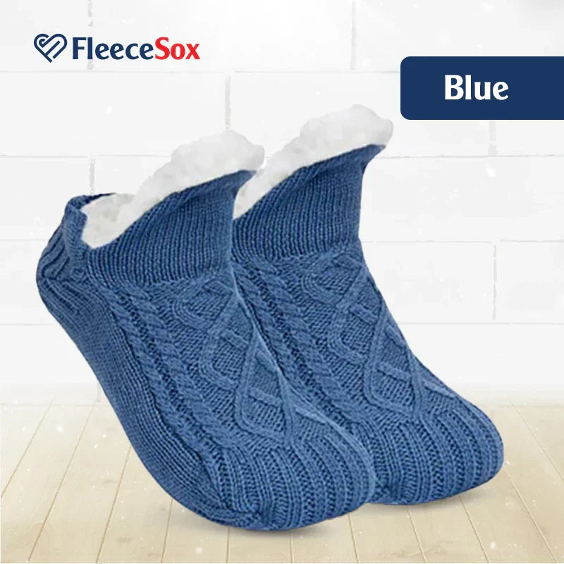Maliben | Fleece-Lined Non-Slip Thermal Slippers Socks
