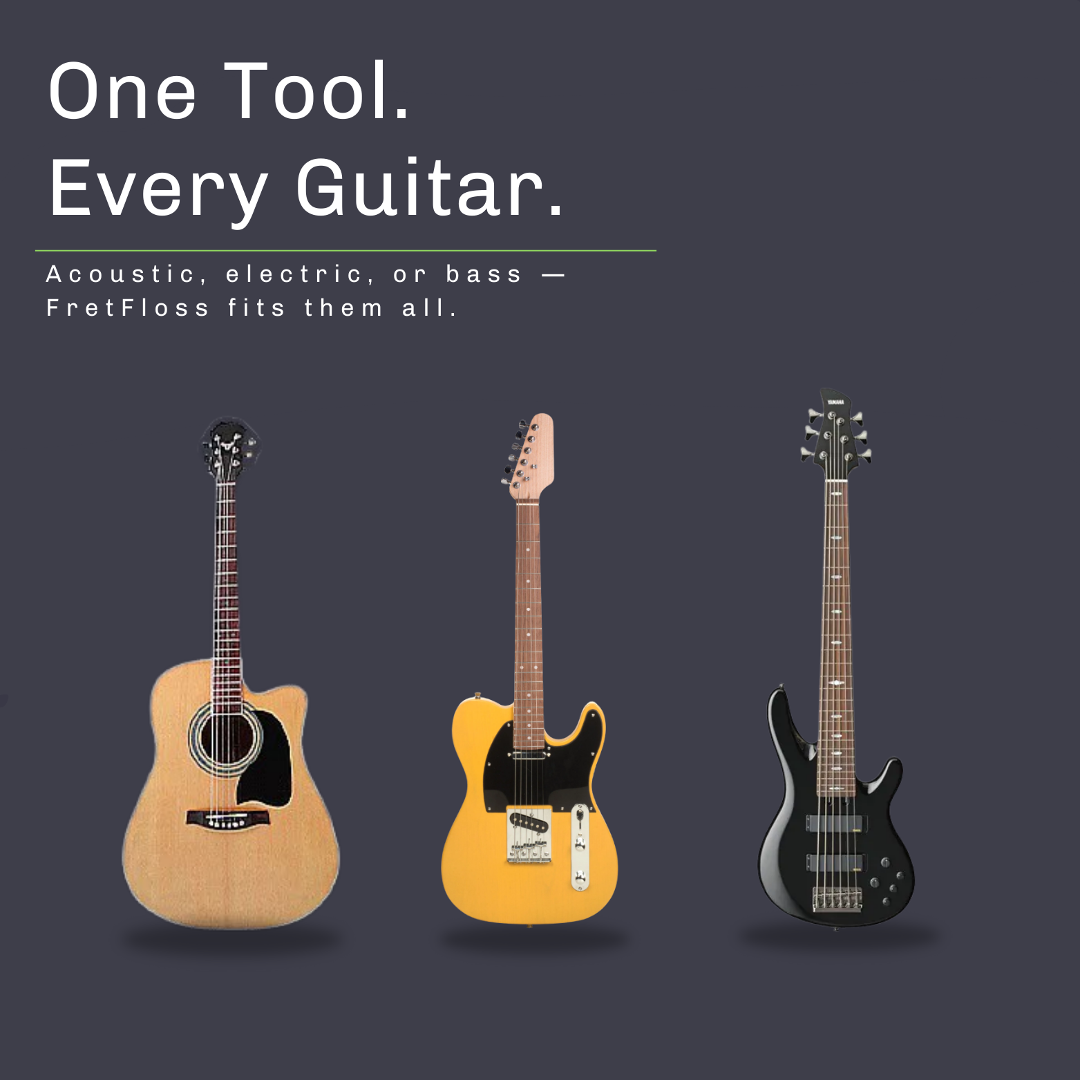 Maliben | 3-In-1 Guitar Fretboard & String Cleaning Tool