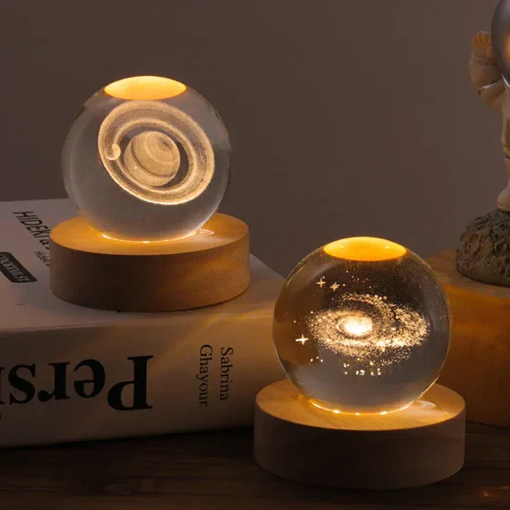 Maliben | 3d Engraved Crystal Ball - Celestia