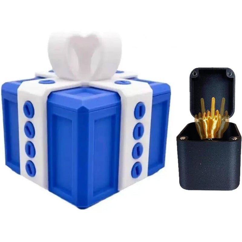Maliben | Surprise Prank Gift Box Funny Middle Finger Switch Prank Toy