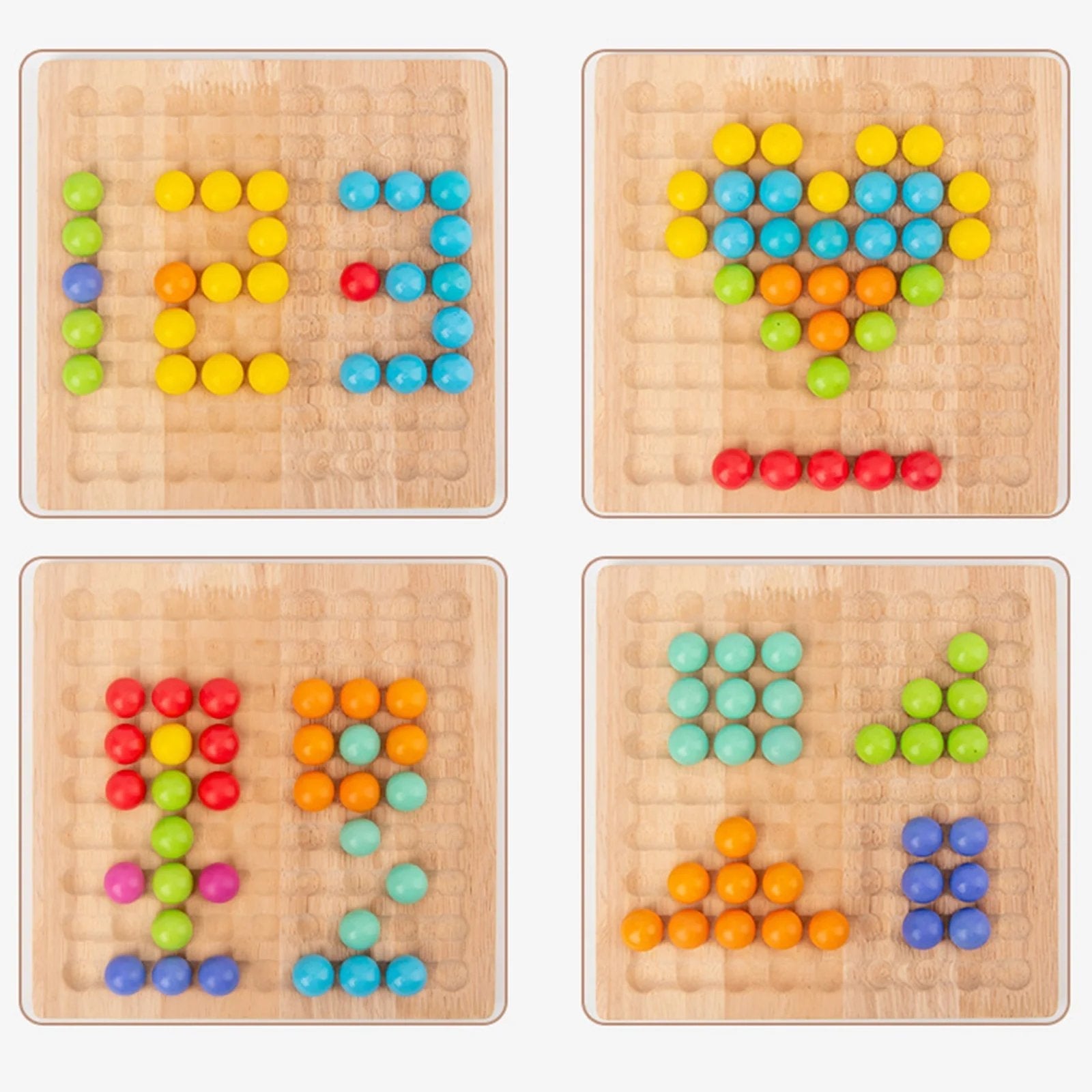 Maliben | Wooden Board Bead Game