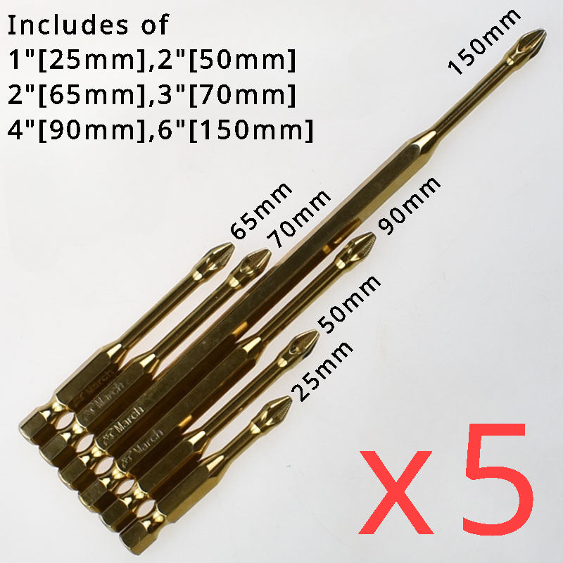 Maliben | Magnetic Screwdriver Bit(S3 Alloy Steel)