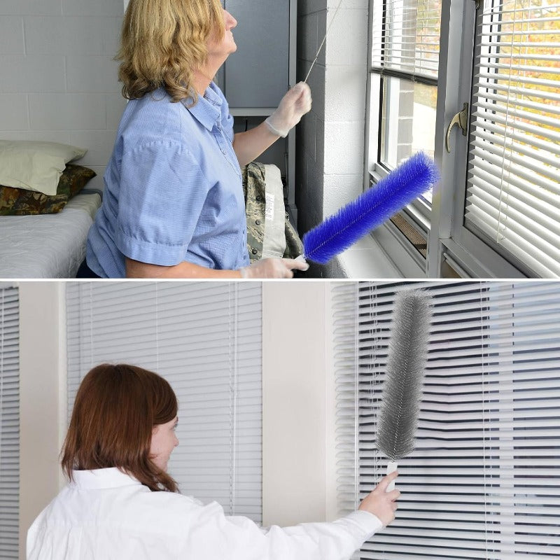 Maliben | Flexible Microfiber Fan Duster Brushes – Reusable Cleaning Tools For Blades, Vents & Blinds