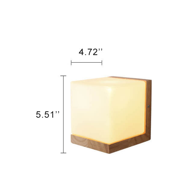 Maliben | Ecochic Cube Wall Lamp – Sustainable & Modern Design