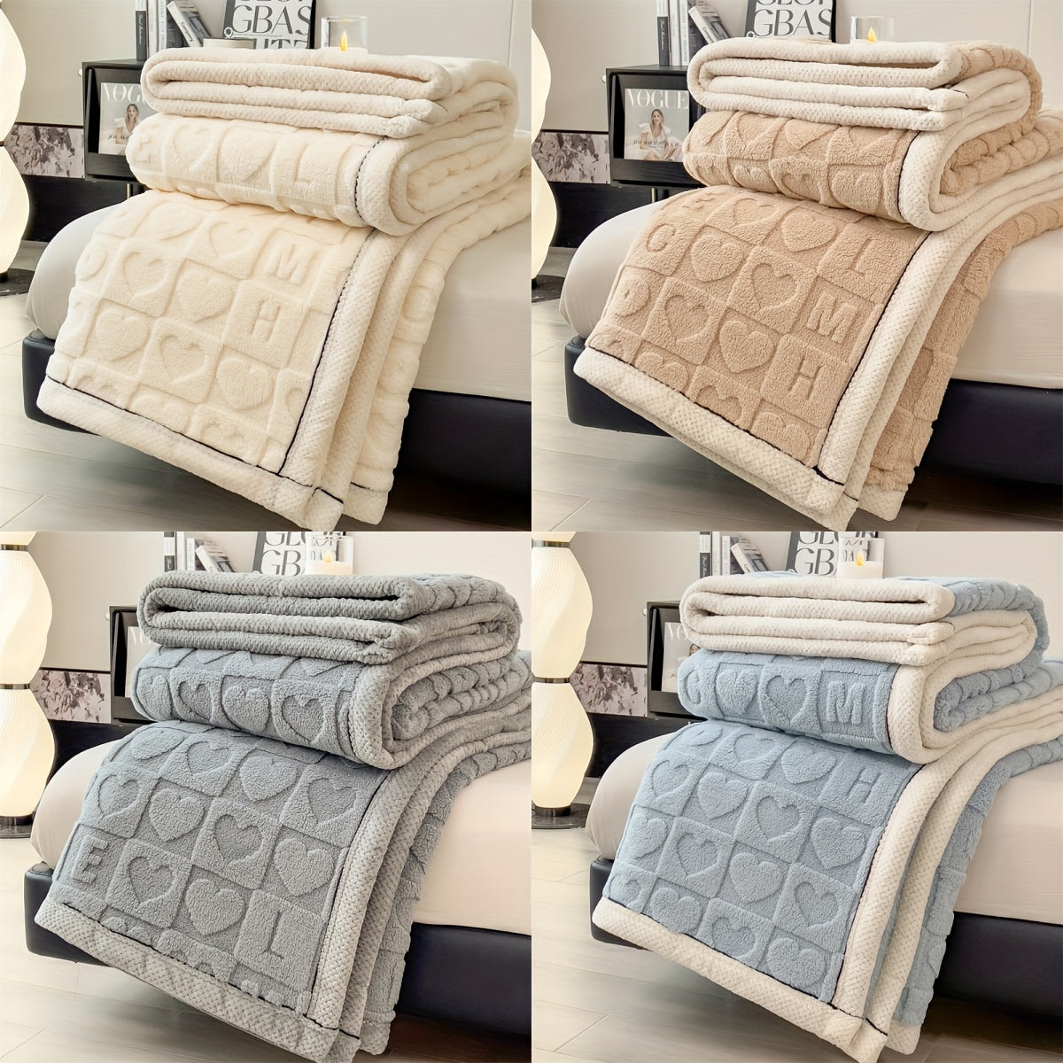 Maliben | Stylish Coral Fleece Blanket For Ultimate Comfort