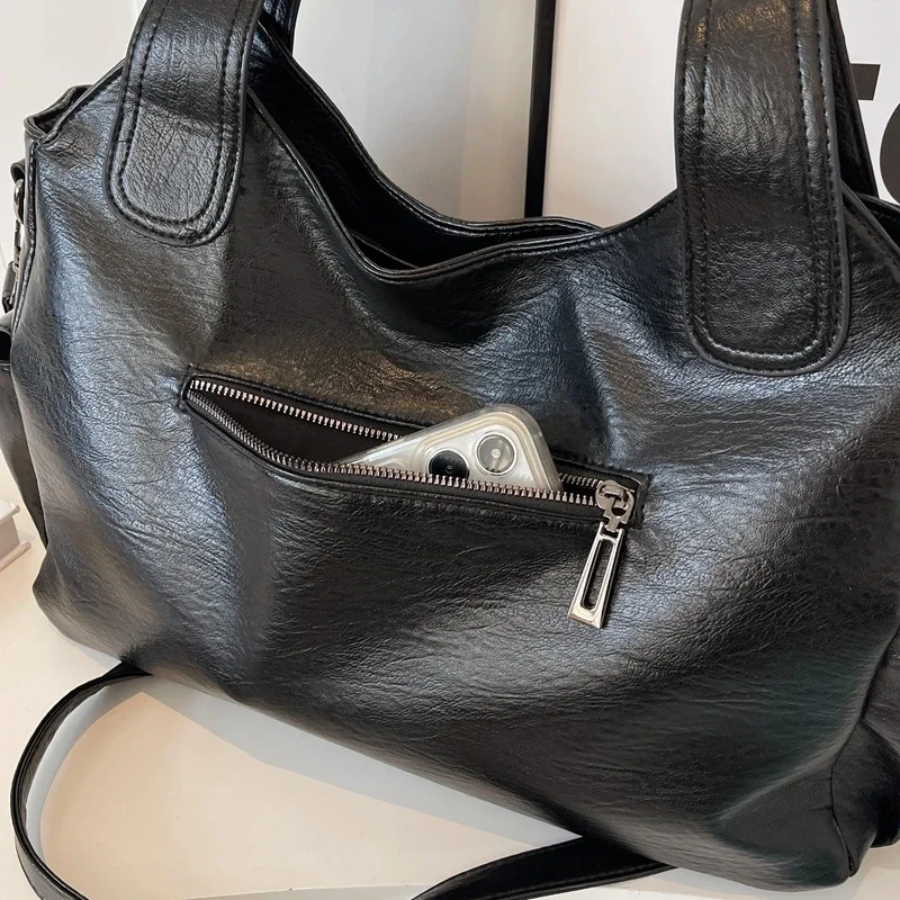 Maliben | Women’S Classic Multi-Compartment Shoulder Bag – Alma