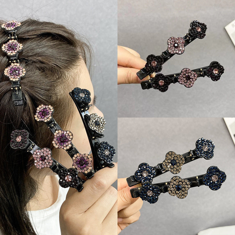Maliben | Hair Clip With Crystal Flower
