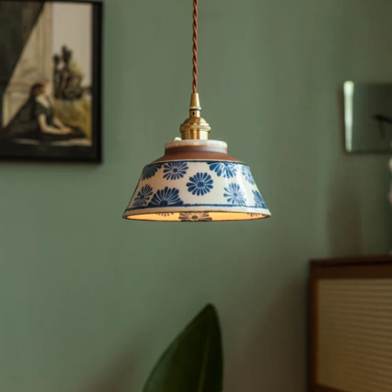 Maliben | Retro Japanese Pendant Light Made Of Ceramic