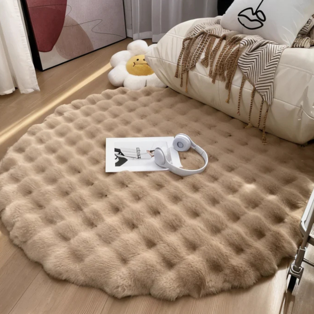 Maliben | Round Carpet 90x90 Fleece