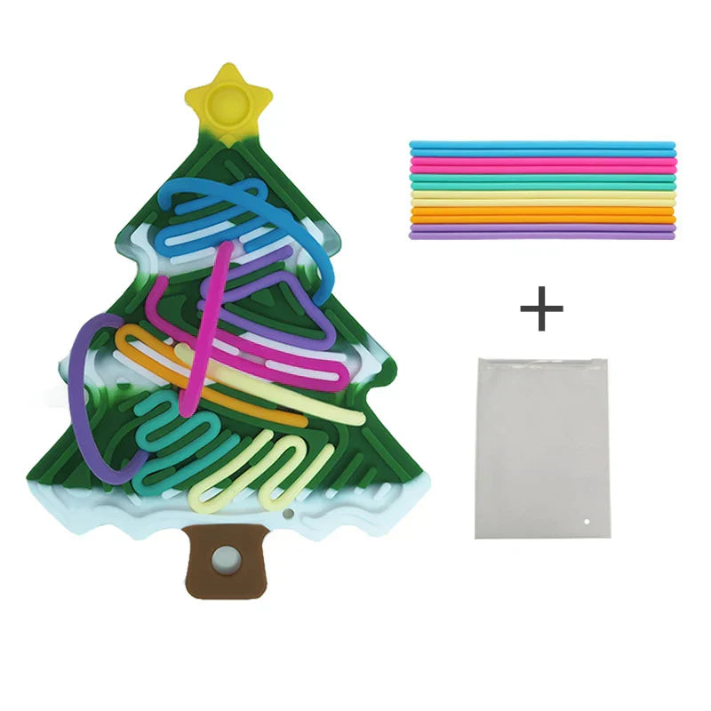 Maliben | Silicone Stress Reliever Christmas Tree – Compact And Fun For The Christmas Time