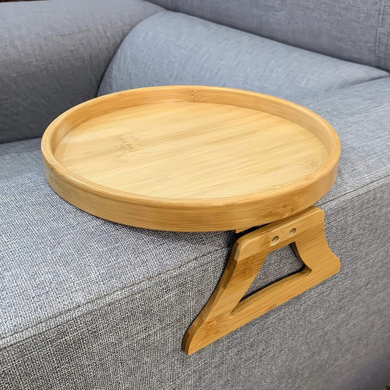 Maliben | Wooden Sofa Armrest Side Table