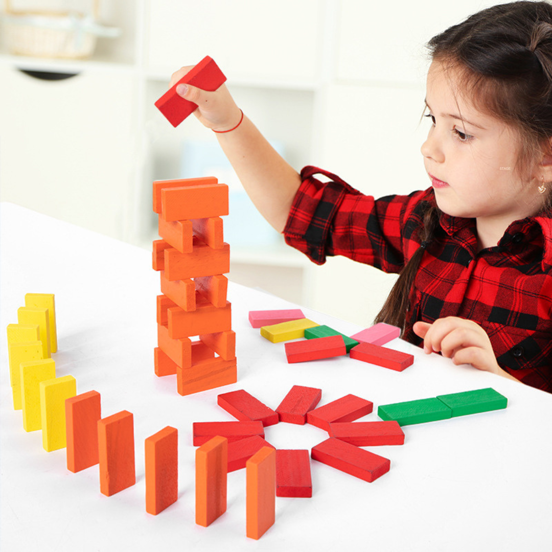 Maliben | Montessori Wooden Domino Stones