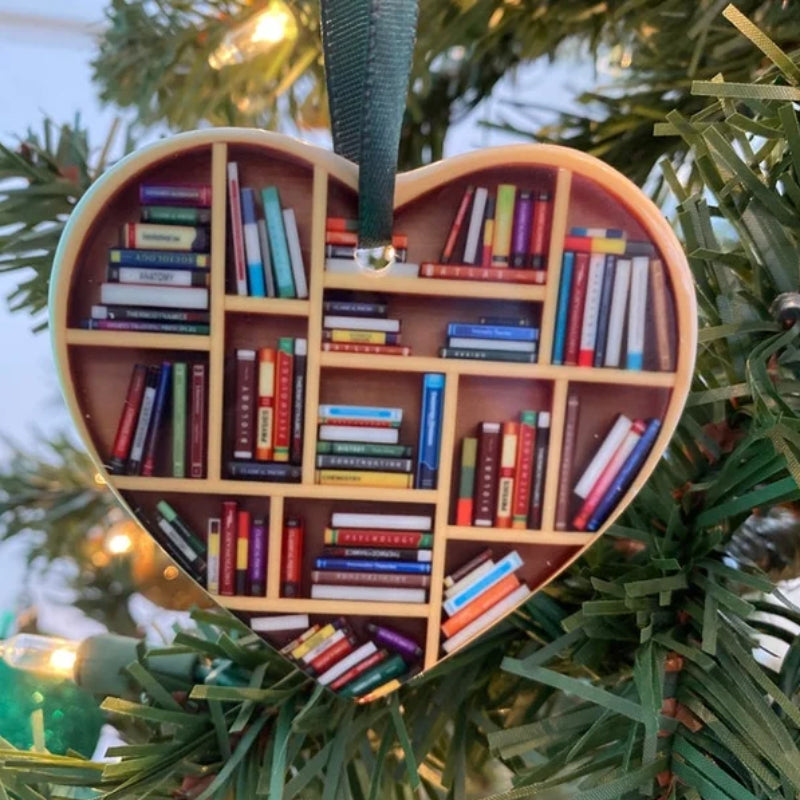 Maliben | Cute Heart-Shaped Bookshelf Decoration