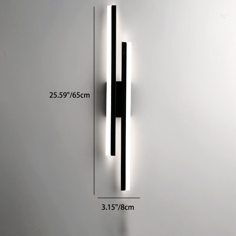 Maliben | Luxline Modern Led Wall Lamp | Minimalist Design | Iron & Acrylic | Dimmable Light