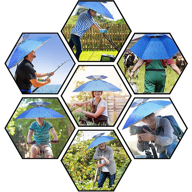 Maliben | Rain Umbrella Hat For Fishing And Gardening