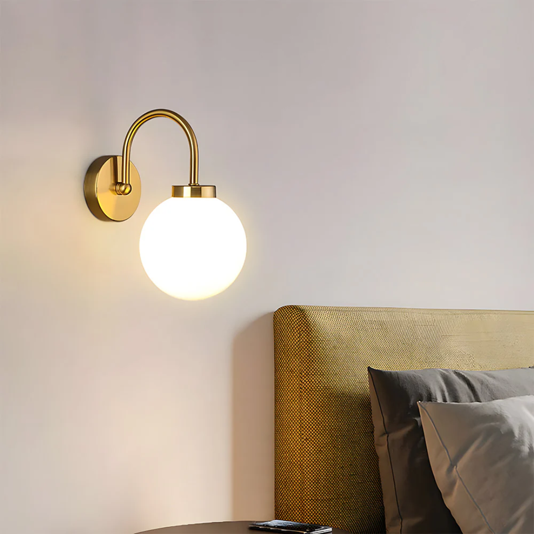 Maliben | Wall Lamp With Glass Sphere