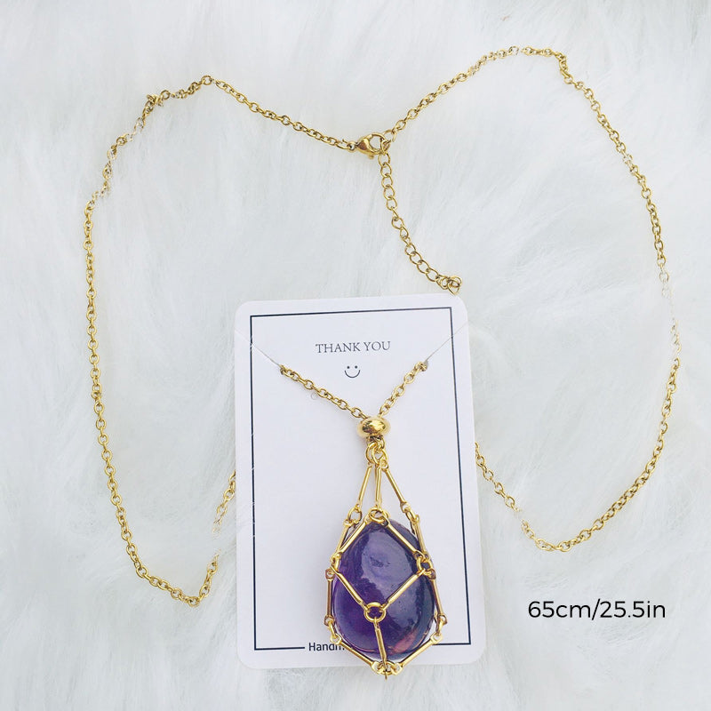 Maliben | Shiny Crystal Stone Necklace