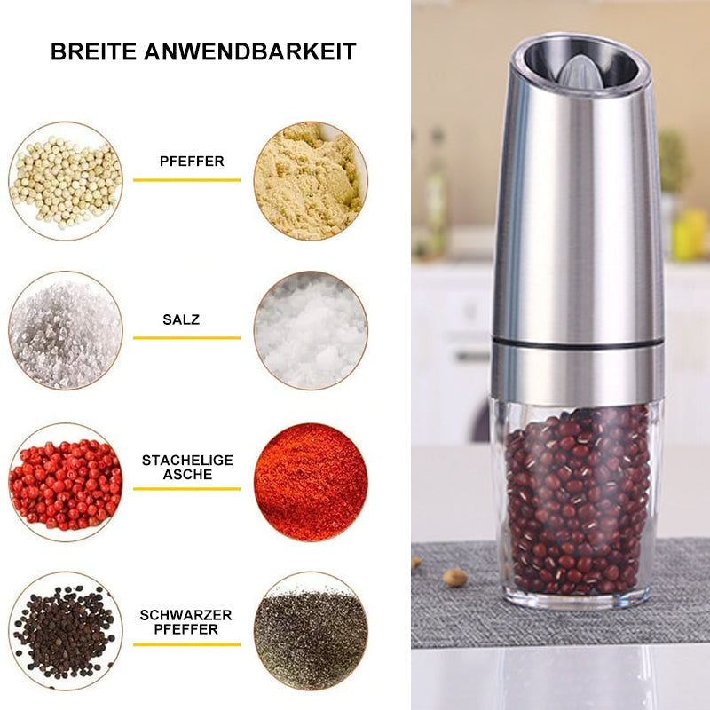 Maliben | Electric Gravity Induction Salt And Pepper Mill