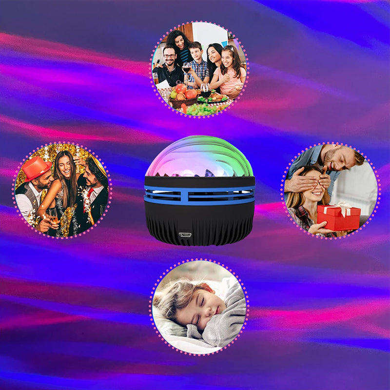 Maliben | 2-In-1-Northern Lights And Ocean Waves Projector