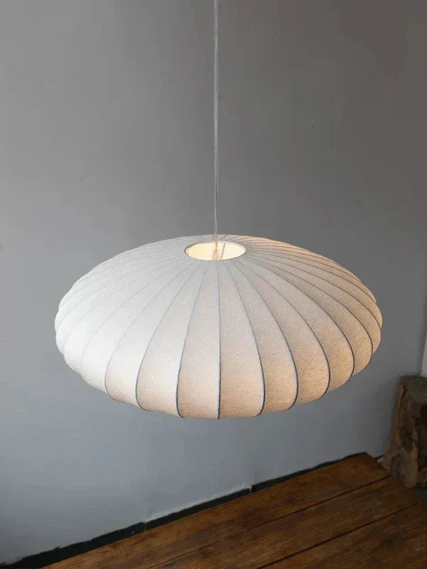 Maliben | Silkcrown - Silk Pendant Lamp With Crystals