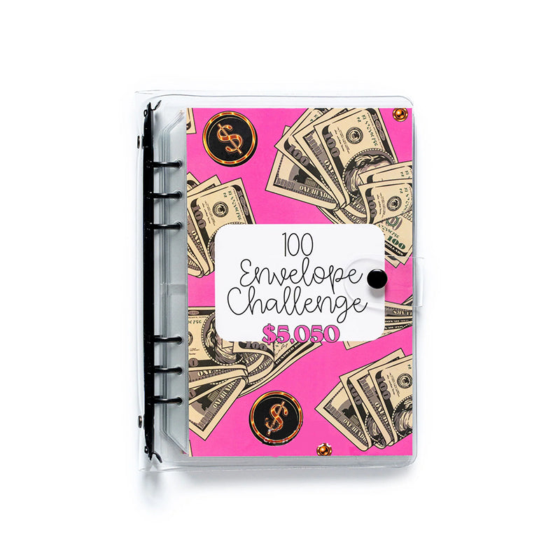 Maliben Savings Challenge Binder — 100-Envelope & 52-Week
