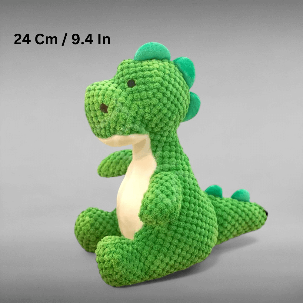 Dino Chew Plush Dog Toy