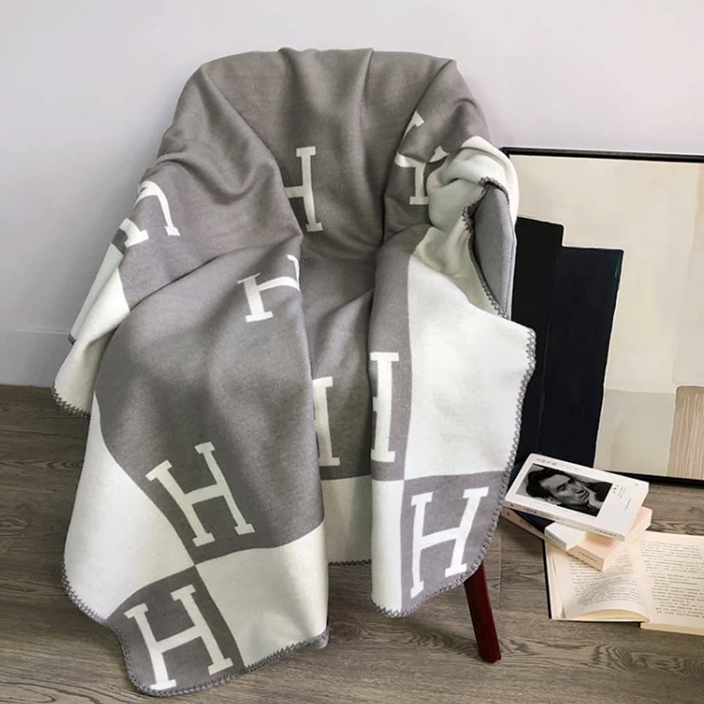 Maliben | Elegant Wool-Cashmere Blanket For Luxury Home