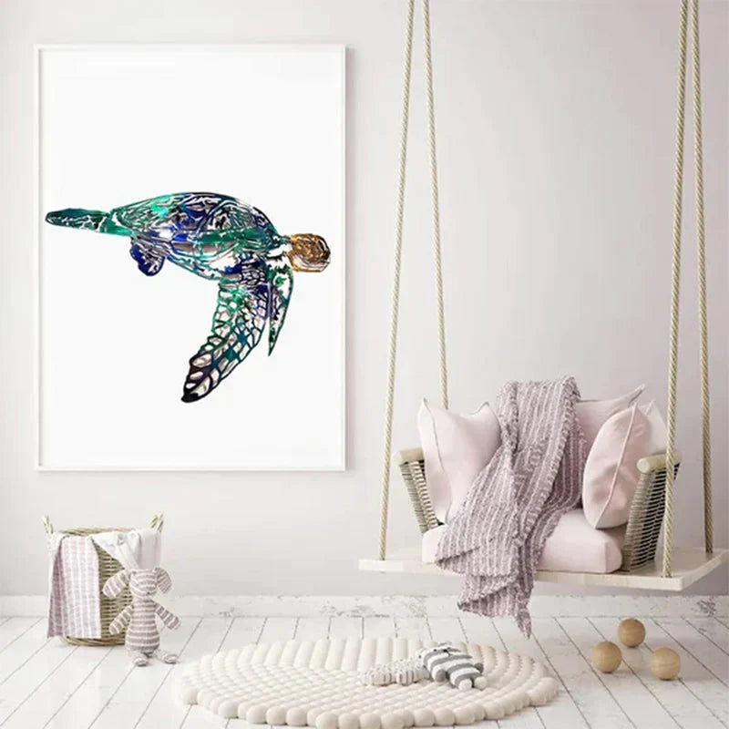 Maliben | Sea Creature Ornaments Made Of Metal