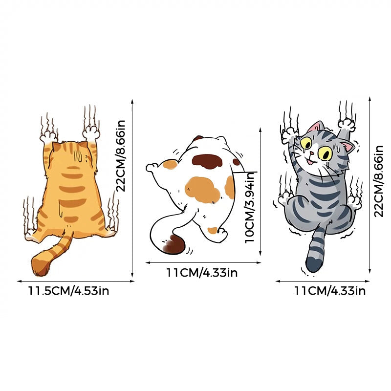 Maliben | Cute Cat Cartoon Car Sticker