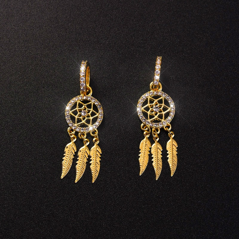 Maliben | Evani️ | Elegant Refinement With 14-Carat Gold Earrings
