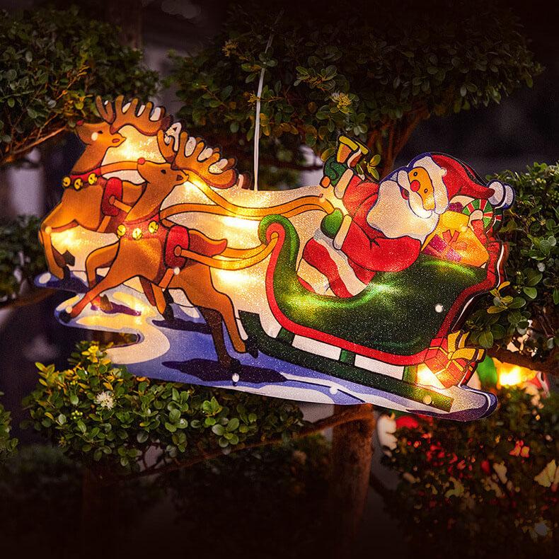 Maliben | Christmas Light Suction Cup Window Decoration Outdoor Holiday Ambient String Lights