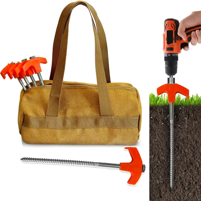Maliben | Rotatable Tent Pegs With Thread