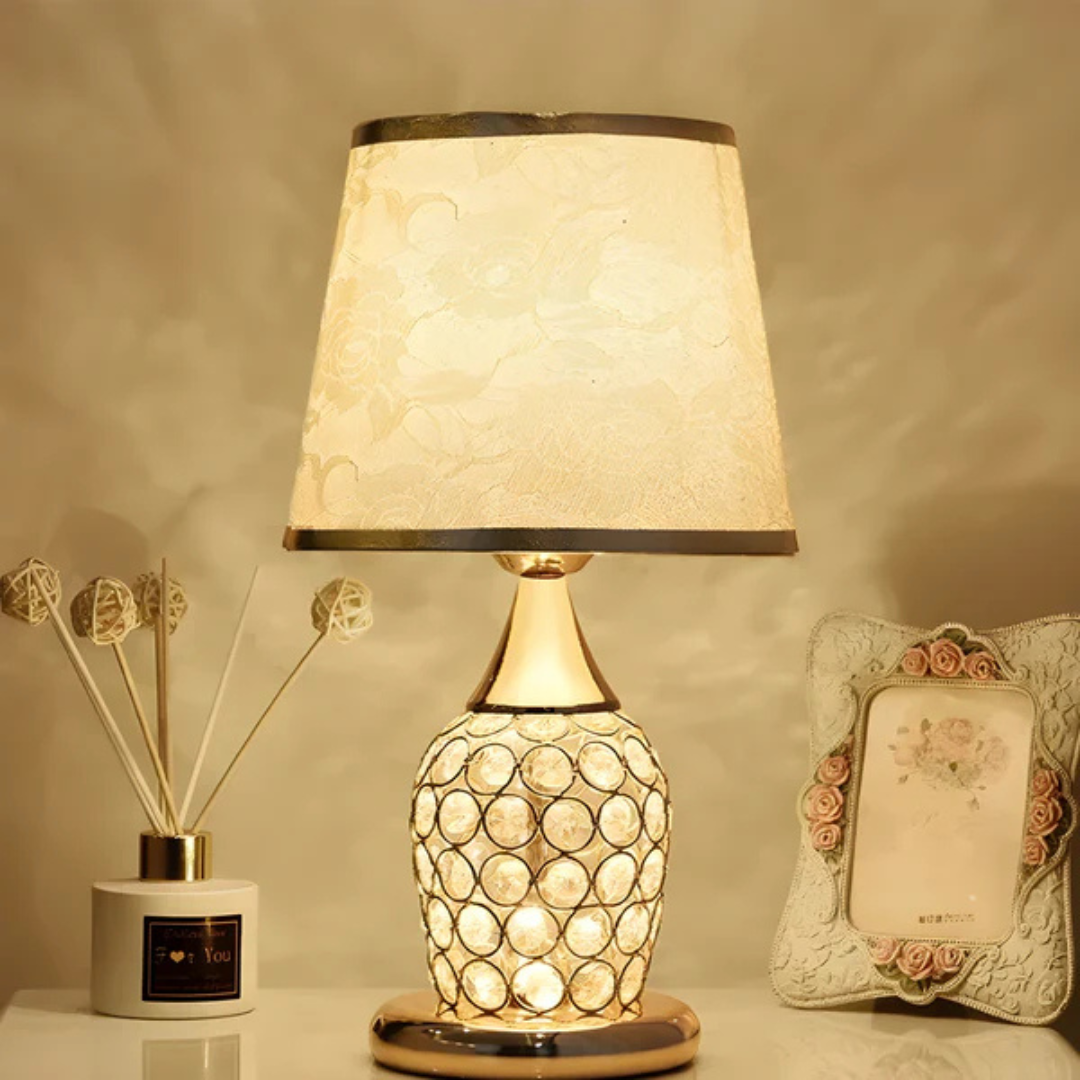 Maliben | Luxury Led Table Lamp With Crystal Glow